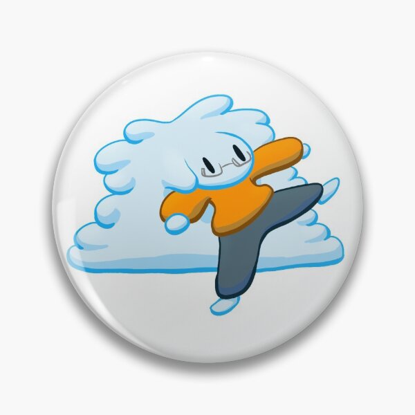 Item preview, Cloud person go kick designed and sold by JustSayingHeyo.