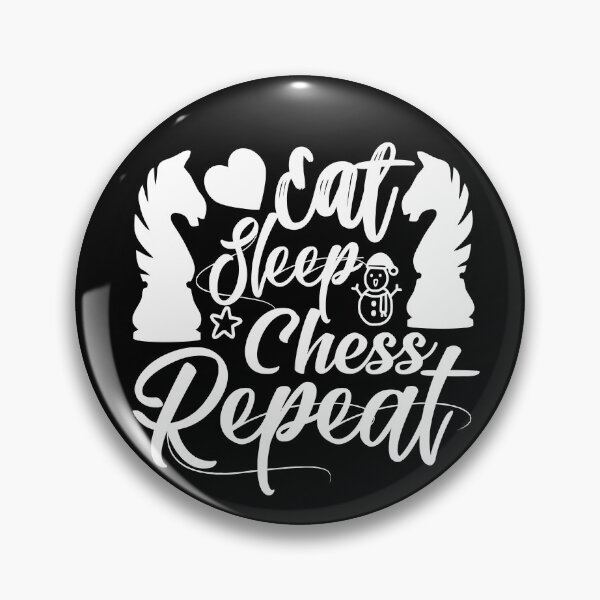 Item preview, Eat Sleep Chess Repeat  designed and sold by buzz1days.