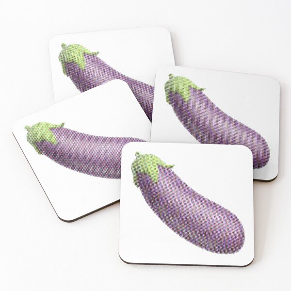 Aperçu de l'œuvre Demi-teinte aubergine Emoji créée et vendue par Jeb Knight.