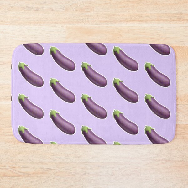 Item preview, Eggplant Emoji Halftone designed and sold by Jeb Knight.