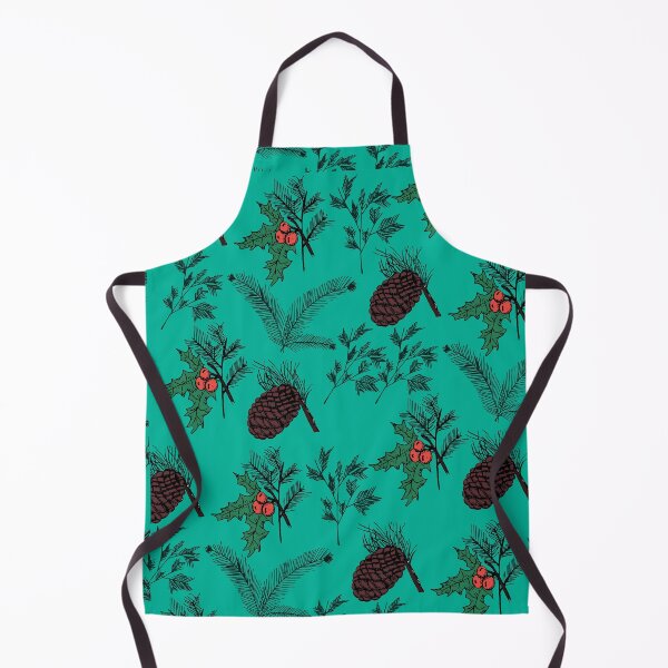 Item preview, Pine Cones And Branches - Turquoise designed and sold by galleasstudio.