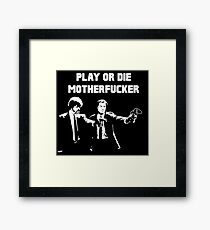 Lets play PULP FICTION Framed Print