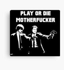 Lets play PULP FICTION Canvas Print