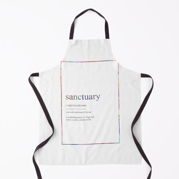 Item preview, SANCTUARY 479 Watercolor Map Yoga Quote Definition designed and sold by vividpixelusa.