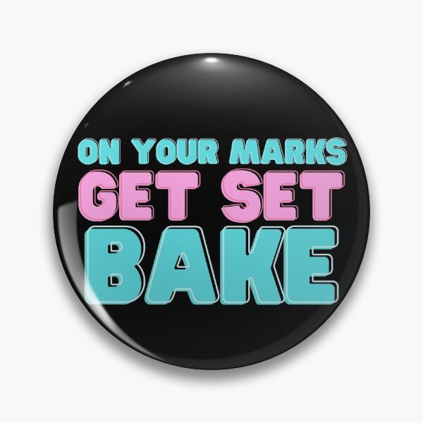 Item preview, On Your Marks Get Set Bake - Great British Baking designed and sold by KarolinaPaz.