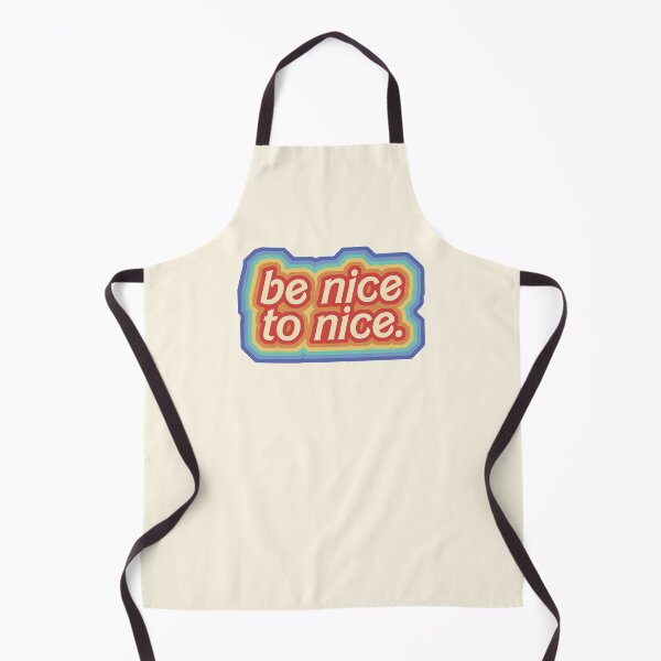 Item preview, Be Nice to Nice Retro Rainbow Design designed and sold by livstuff.