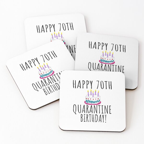 Item preview, Copy of Copy of  Happy 70th Quarantine Birthday, Quarantine Birthday Card, Lockdown, Social Distancing Birthday, 70th Birthday, 70 Bday, Birthday, Milestone Birthday designed and sold by TwistedTeeCo.
