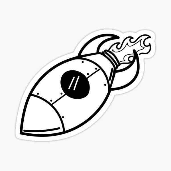 Item preview, ROCKETSHIP designed and sold by m-cronin-arts.