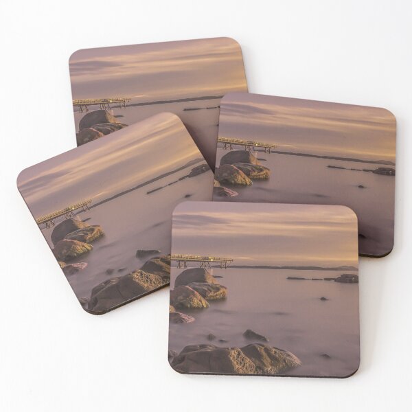 Item preview, The pier at sunrise designed and sold by ink59.