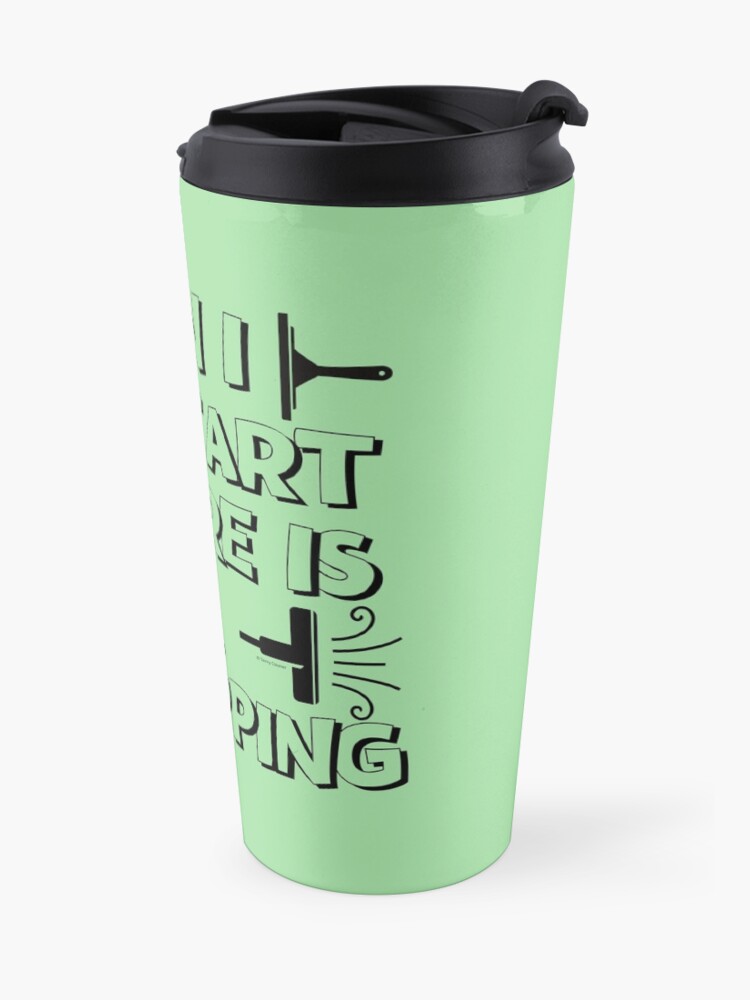 Alternate view of There Is No Stopping Funny Housekeeping Design Travel Mug