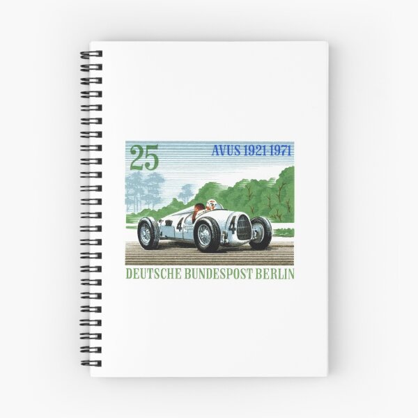 Item preview, 1971 GERMANY Audi Avus Automobile Race Stamp designed and sold by retrographics.
