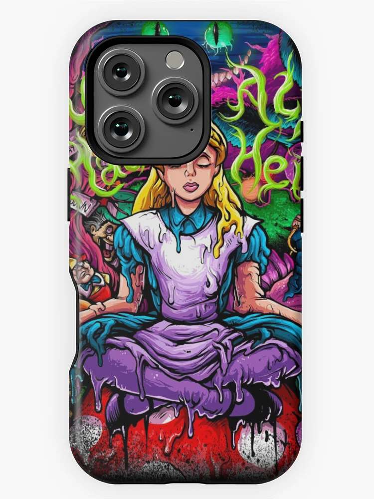 $72 Casetify Alice in Wonderland Sticker Mania case for