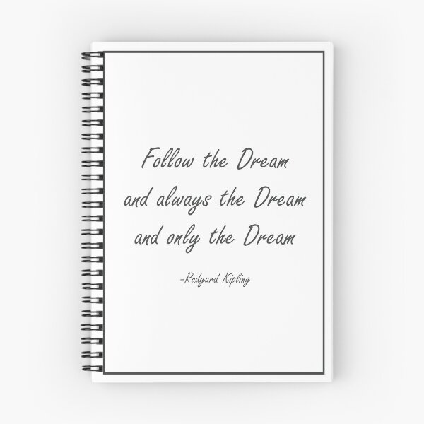 Item preview, Follow The Dream Rudyard Kipling 476 Watercolor Ma designed and sold by vividpixelusa.