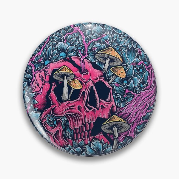 Item preview, Skull and flowers designed and sold by Violet Girl.