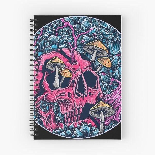 Item preview, Skull and flowers designed and sold by Violet Girl.
