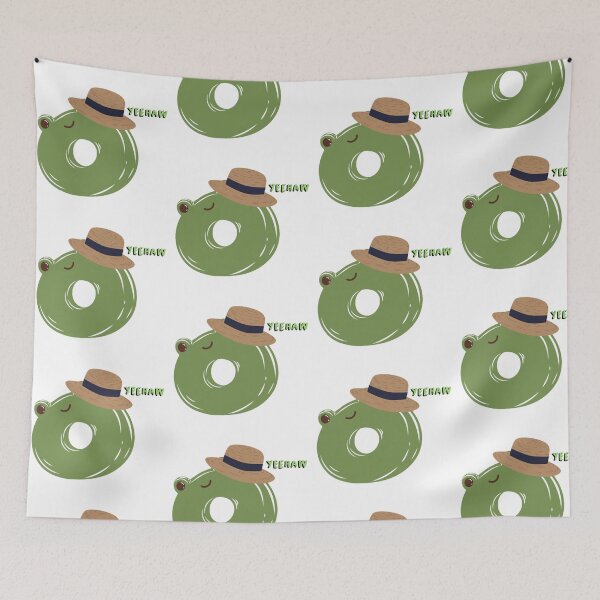 Item preview, frog cowboy hat designed and sold by JocelynCrafts.