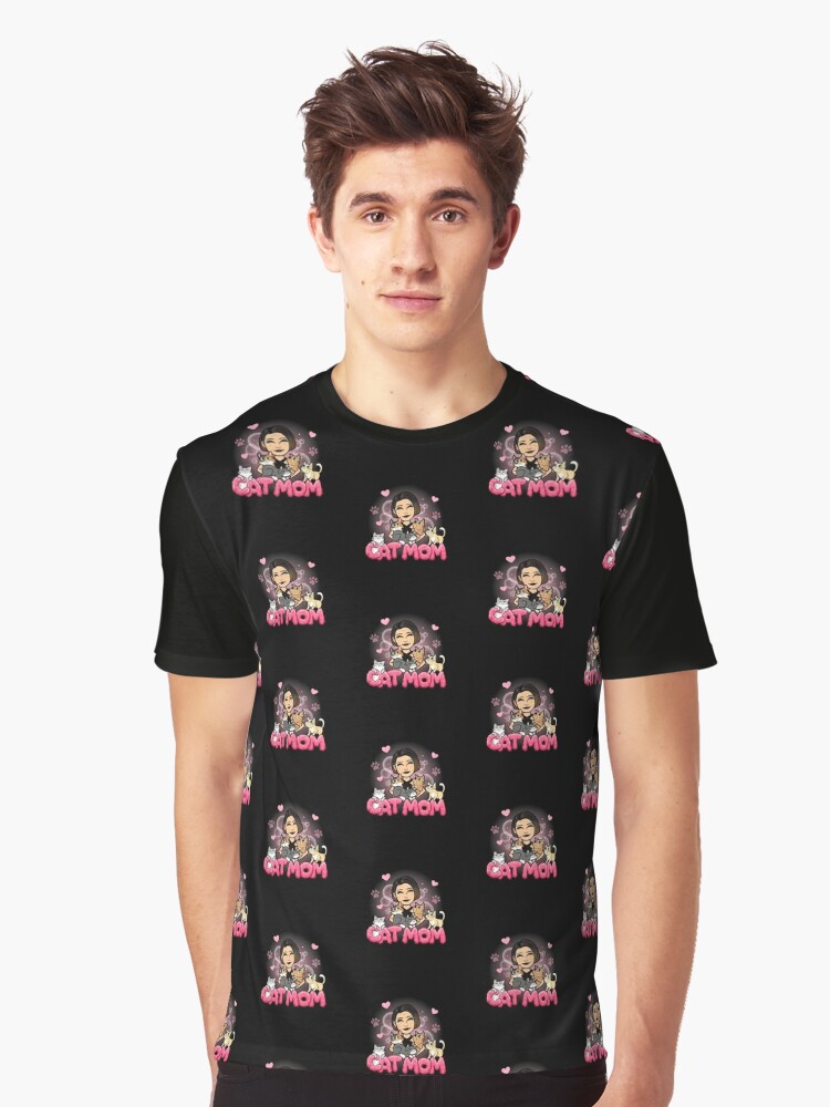 cat wearing glasses shirt