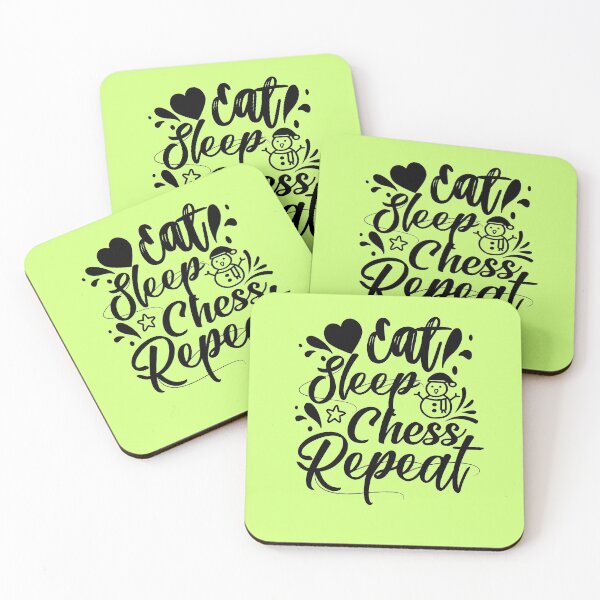 Item preview, Eat Sleep Chess Repeat  designed and sold by buzz1days.