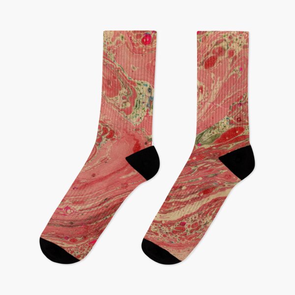 Item preview,  Marbling in pink  designed and sold by Sue Zipkin.