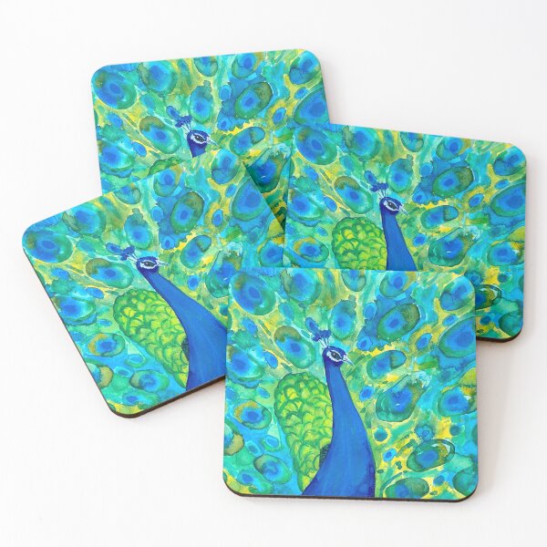 Item preview, Vibrant peacock  designed and sold by Anna Just Art.