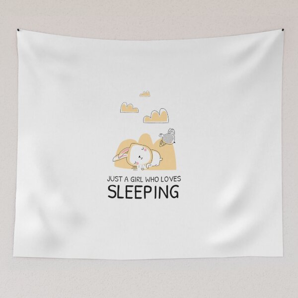 Item preview, Just a Girl Who Loves Sleeping designed and sold by MKThock.