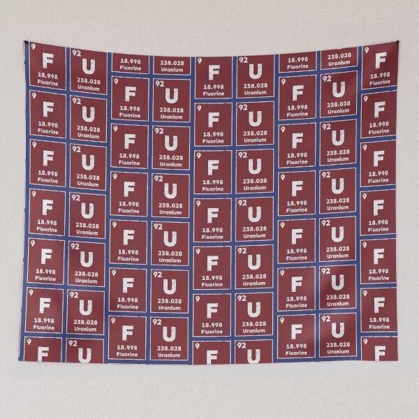 Item preview, FU Periodic Table (distressed design) designed and sold by siggyspatsky.