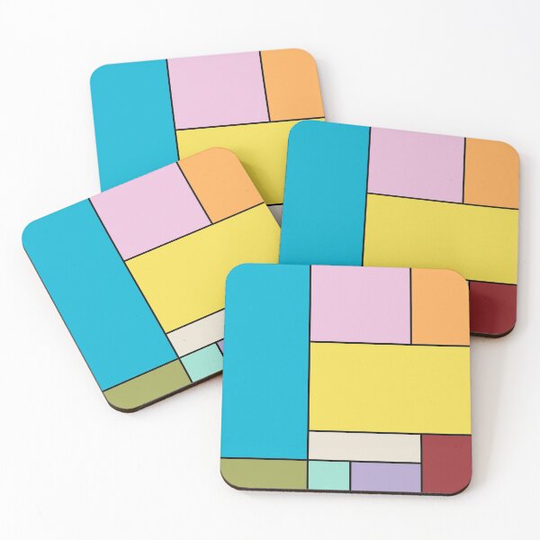 Aperçu de l'œuvre Rectangles tropicaux créée et vendue par yayor.