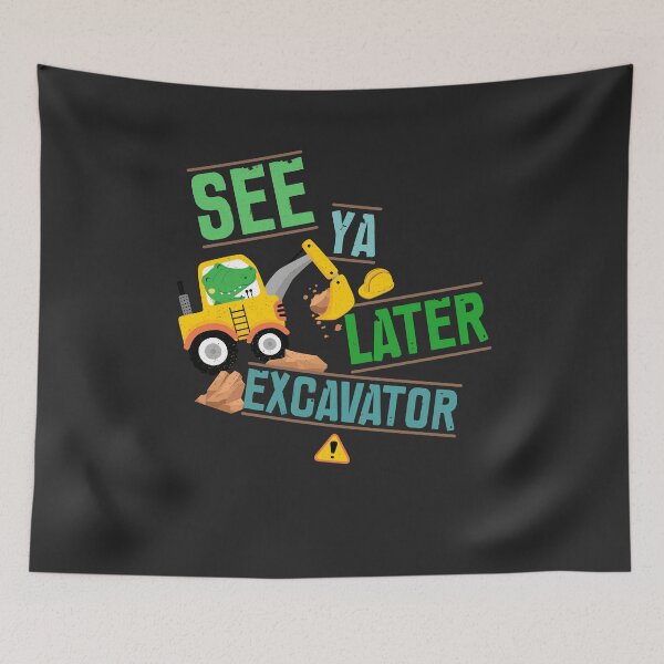 Item preview, Construction Digger Alligator Dig See Ya Later Excavator designed and sold by hypemod.