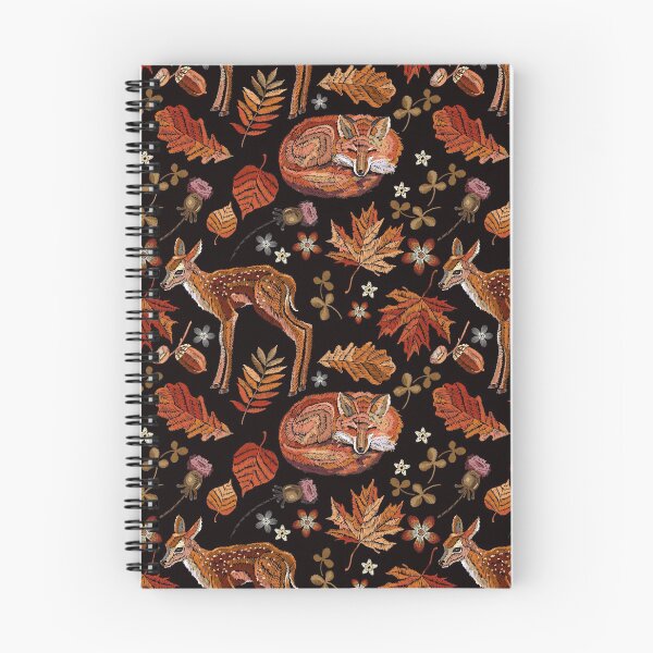 Item preview, Forest deers, sleeping red flox and autumn leaves designed and sold by matrioshka.