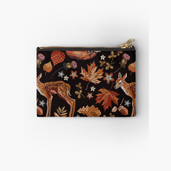 Item preview, Forest deers, sleeping red flox and autumn leaves designed and sold by matrioshka.