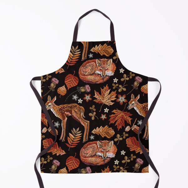 Item preview, Forest deers, sleeping red flox and autumn leaves designed and sold by matrioshka.