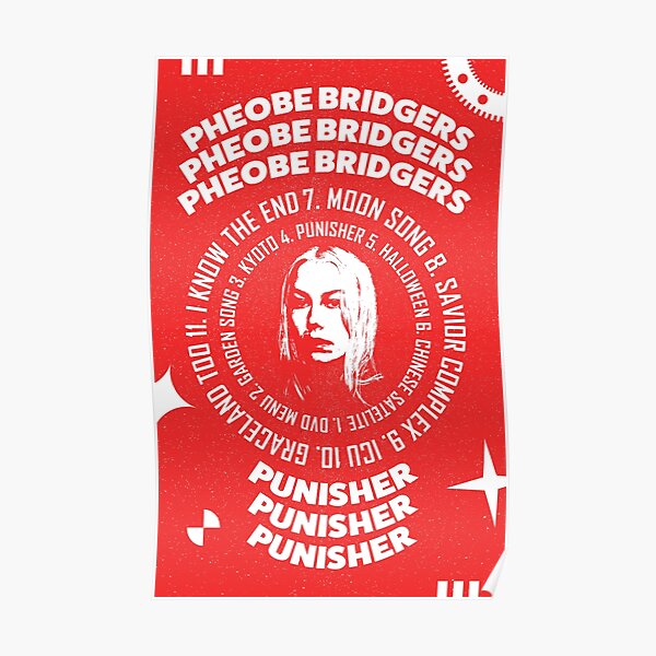 Phoebe Bridgers Punisher Poster Poster