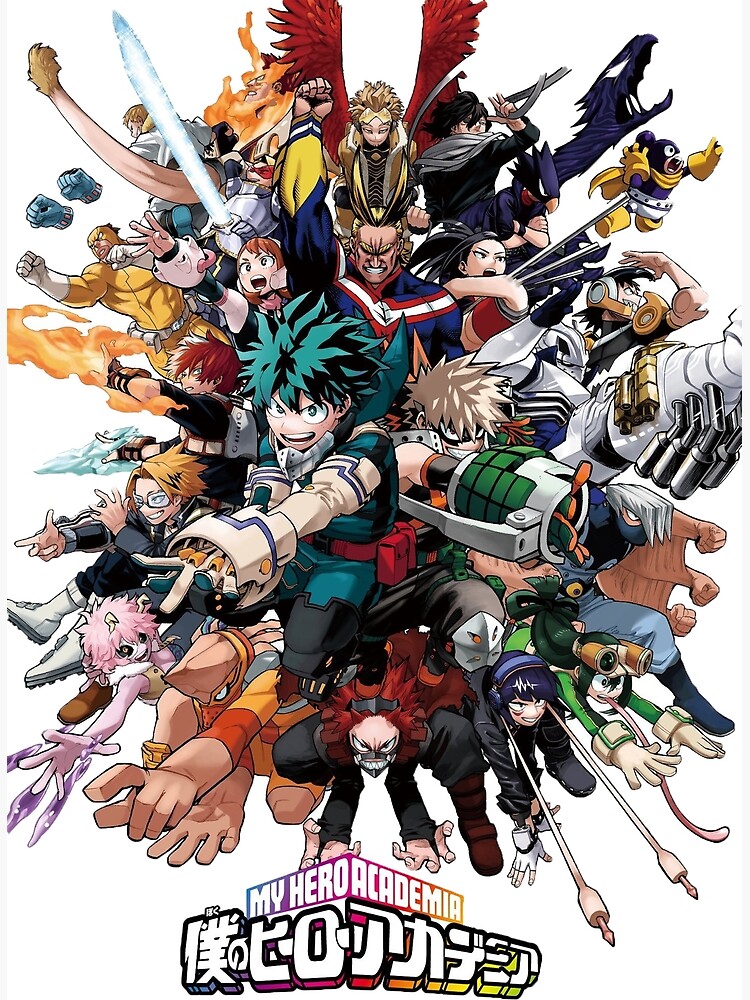 "My Hero Academia All Character Design" Poster for Sale by Reubin