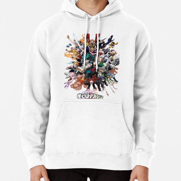 My Hero Academia All Character Design Pullover Hoodie
