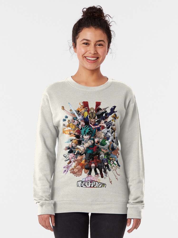 Discover My Hero Academia All Character Design Pullover Sweatshirts
