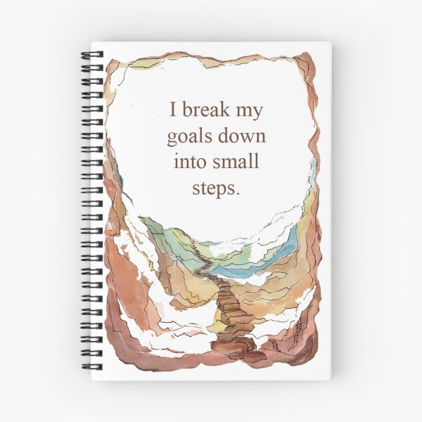 Item preview, I break my goals down into small steps  designed and sold by hvasf.
