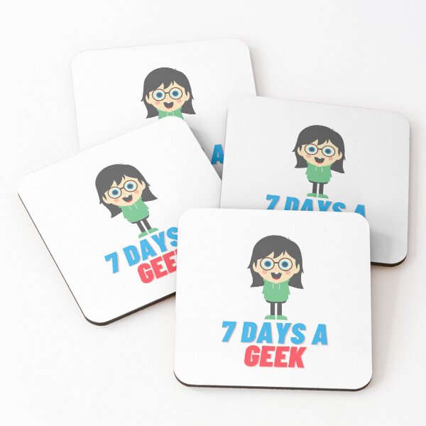 Item preview, 7 DAYS A GEEK - Female designed and sold by GeekHeadDesigns.