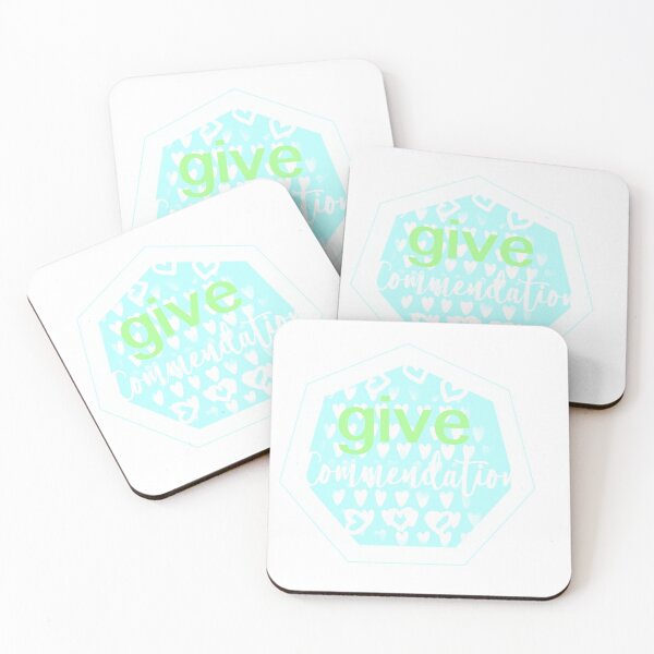 Item preview, JW stickers - Give Commendation  - retro style designed and sold by Shutterbunny Art & Creative.