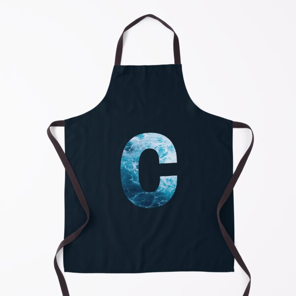 Item preview, Ocean Waves Letter C designed and sold by LiveAndGlow.