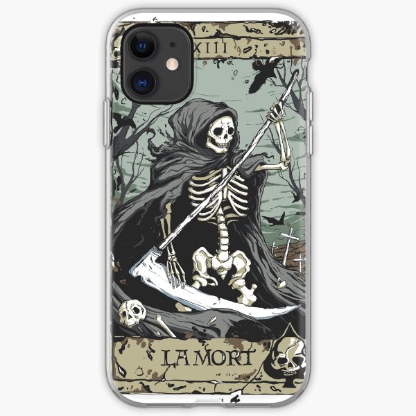 Death Card iPhone Soft Case