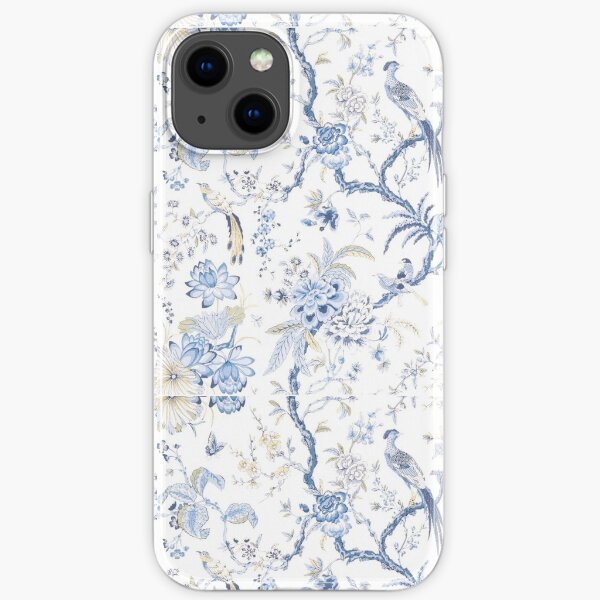 French Chinoiserie Toile Birds iPhone Soft Case