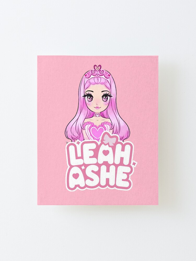 Leah Ashe Army Roblox Pink Mounted Print By Totkisha1 Redbubble - leah ashe roblox pictures