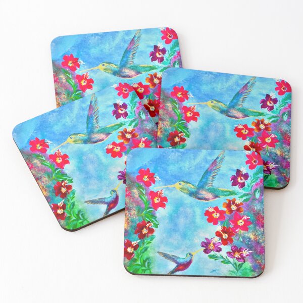 Item preview, Hummingbirds Painting designed and sold by concettaellis.