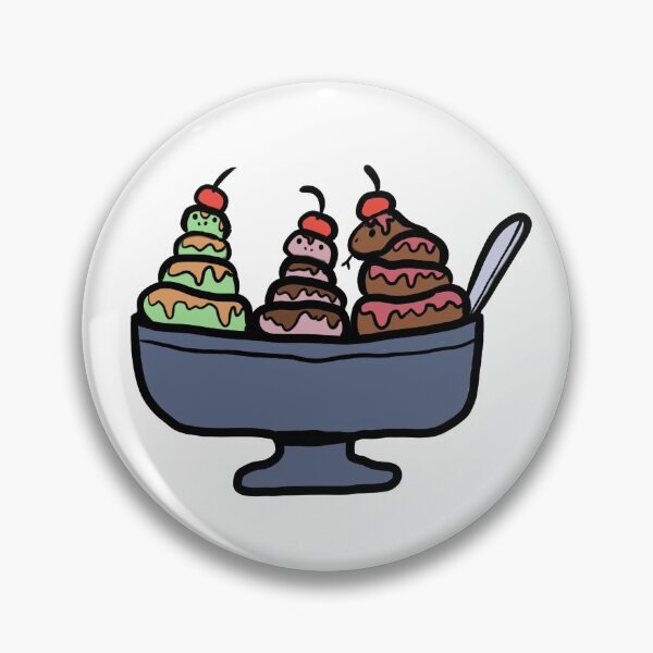 Item preview, Spumoni Danger Noodle Sundae  designed and sold by PufferfishArt.