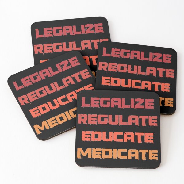 Item preview, Legalization Regulation Education Medication designed and sold by Mytoonsquad.