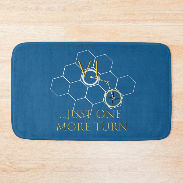 Item preview, Just one more turn (Civ Blue/White Tiles) designed and sold by Image NDesign.