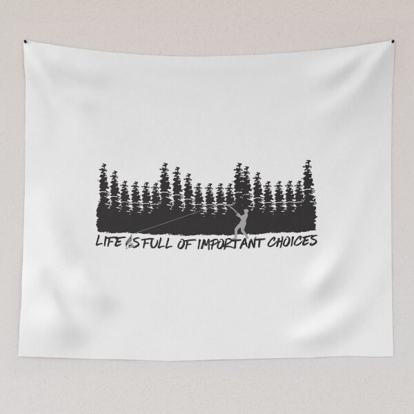 Item preview, Life Is Full Of Important Choices Fishing designed and sold by RaRa-Design.