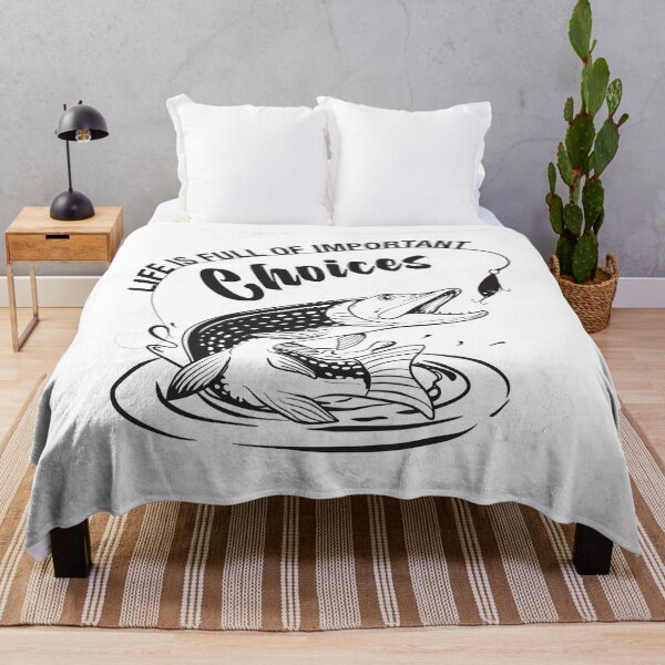 Item preview, Life Is Full Of Important Choices Fishing designed and sold by RaRa-Design.