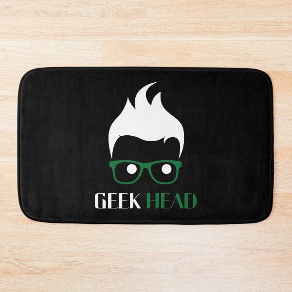 Item preview, GEEK HEAD with Glasses designed and sold by GeekHeadDesigns.