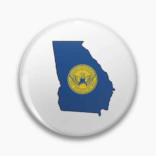 Aperçu de l'œuvre Atlanta drapeau Géorgie créée et vendue par State Symbols.